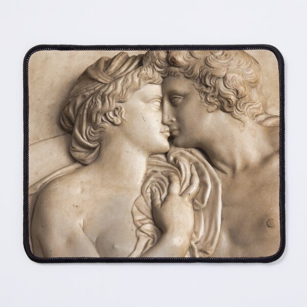 Item preview, Kissing couple sculpture in Bergello museum, most important collection in the world of Italian Renaissance sculpture. designed and sold by Paolo Modena Photography - Fine Italian Art.