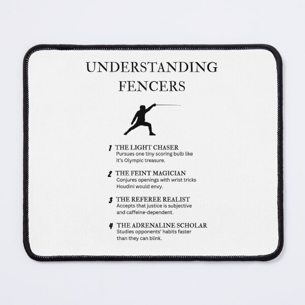 Item preview, Sword Sport Humor Tee – Understanding Fencers Collection designed and sold by PsyFlow35.
