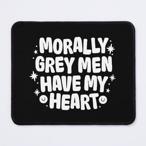Item preview, Morally Grey Men Have My Heart — Fantasy Romance Sticker designed and sold by katreadsitshop.