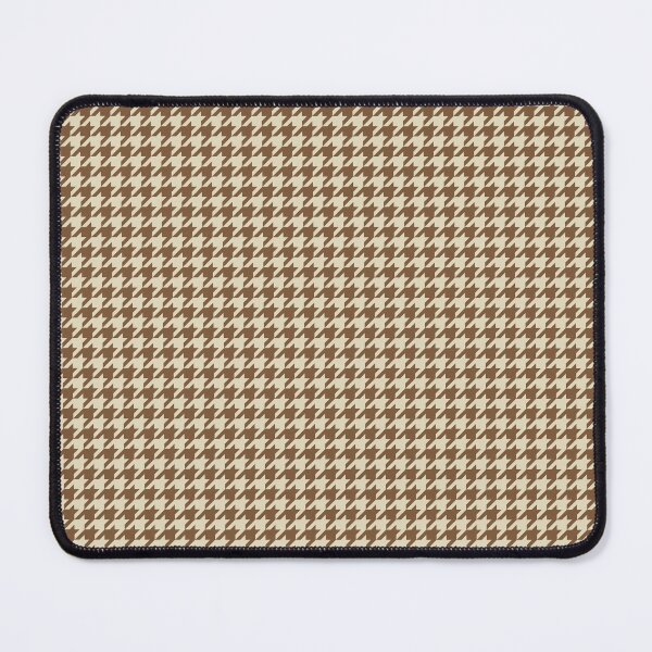 Item preview, Brown and ivory white houndstooth designed and sold by Karf  ..