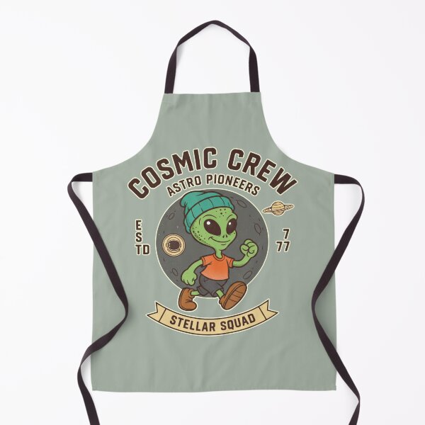 Item preview, Cosmic Crew Stellar Squad - Astro Pioneers Retro Alien Art designed and sold by AwesomeBeyondLimits.