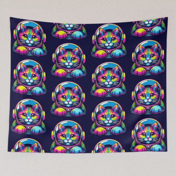 Item preview, Colorful cute cat  designed and sold by Dogandesighn.