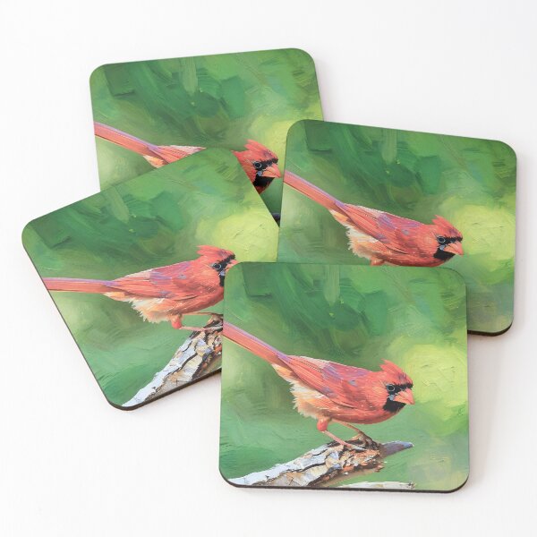 Item preview, Painting of Red Cardinal designed and sold by tomorrowsart.