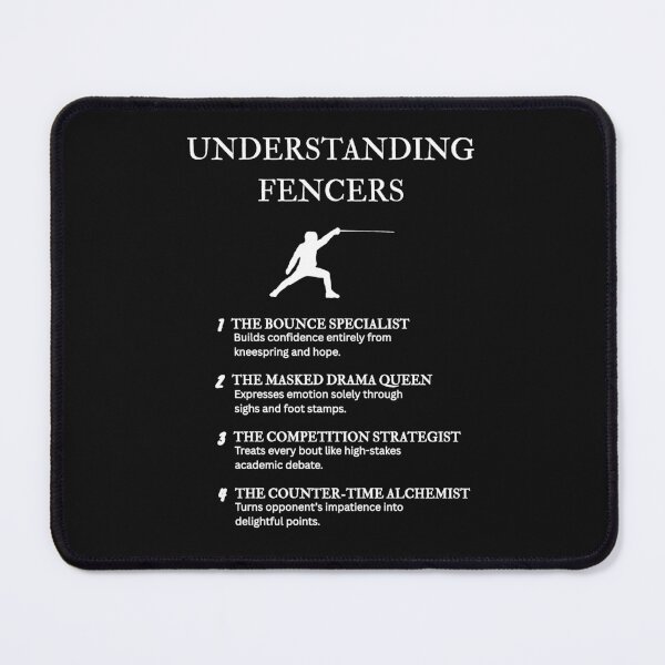 Item preview, Funny Fencer Tee – Clever Athlete Definitions – Black designed and sold by PsyFlow35.