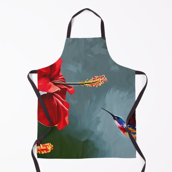 Item preview, Hummingbird and Red Hibiscus designed and sold by tomorrowsart.