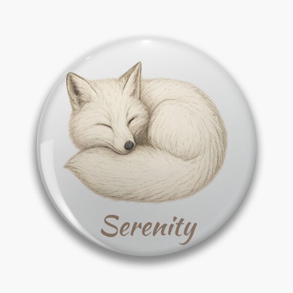 Item preview, Serenity Sleeping Fox – Peaceful Animal Illustration designed and sold by TLG_Designs.