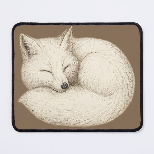 Item preview, Serenity Sleeping Fox – Peaceful Animal Illustration designed and sold by TLG_Designs.