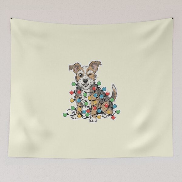 Item preview, Santa's Little Yelper Funny Christmas Dog Design designed and sold by Bratak.
