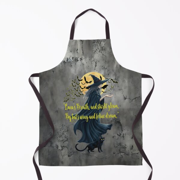Item preview, “Luna’s Breath and Starlight Gleam – Enchanted Witch & Faithful Familiar designed and sold by MysticOzzy.