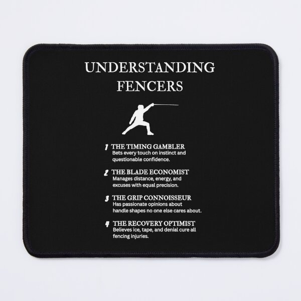 Item preview, Fencing Coach Gift – Humor for Trainers and Athletes – Black designed and sold by PsyFlow35.