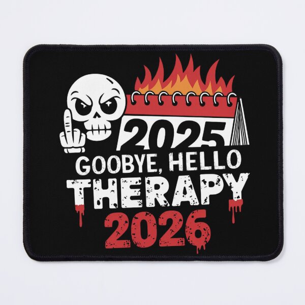 Item preview, Goodbye 2025 Hello Therapy 2026 designed and sold by WeranovDesign.
