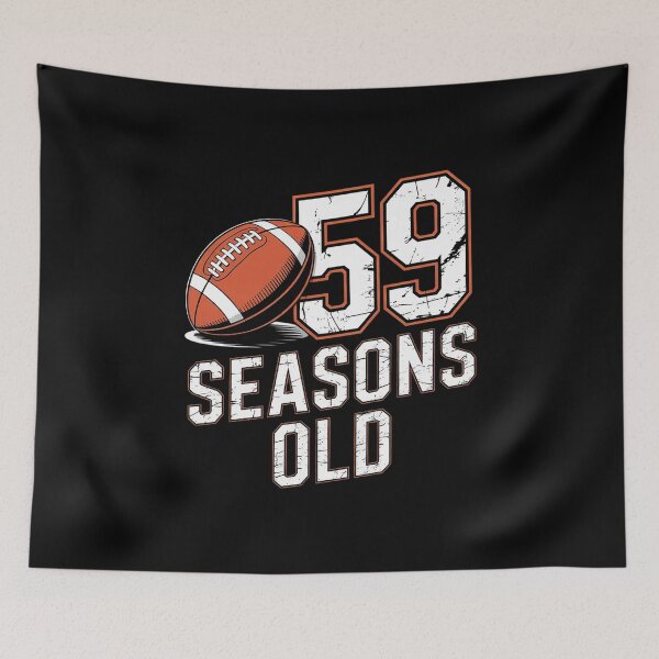 Item preview, 59 Years 59th Football Seasons Old Football Birthday  designed and sold by Belkisallen.