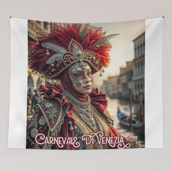 Item preview, Venetian Splendor: Masked Majesty of Carnevale designed and sold by ForeverPrintsOK.