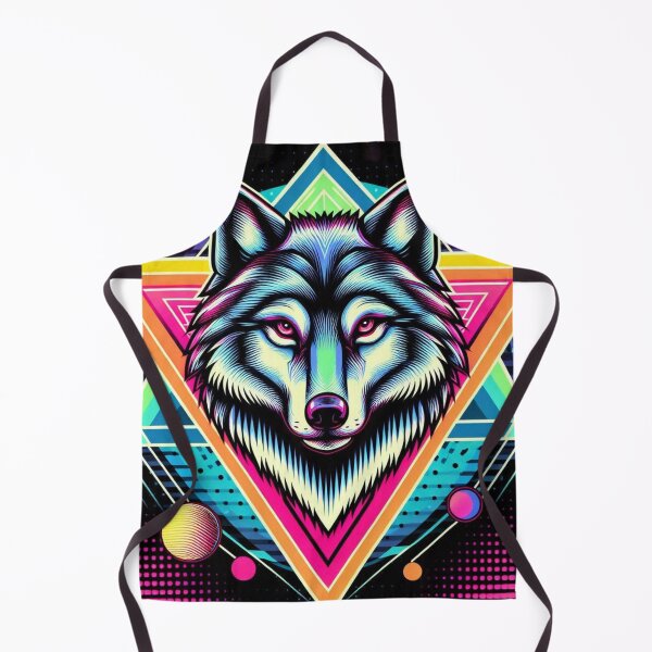 Item preview, Colorful geometric wolf designed and sold by Dogandesighn.
