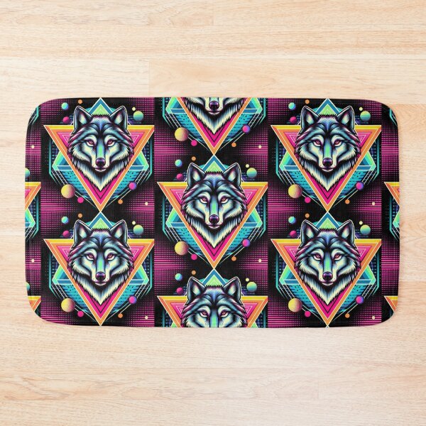 Item preview, Colorful geometric wolf designed and sold by Dogandesighn.