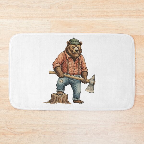 Item preview, Lumberjack Bear   designed and sold by TeeARTHY.