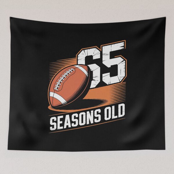 Item preview, 65 Years 65th Football Seasons Old Football Birthday  designed and sold by Belkisallen.