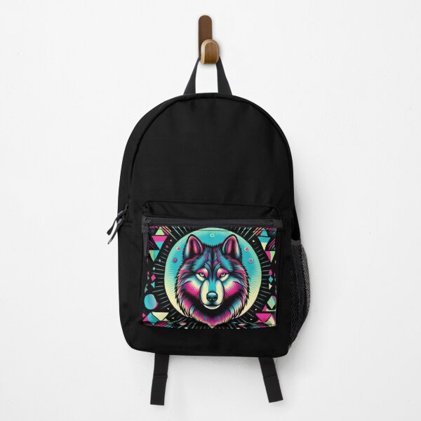 Item preview, Colorful geometric Wolf  designed and sold by Dogandesighn.