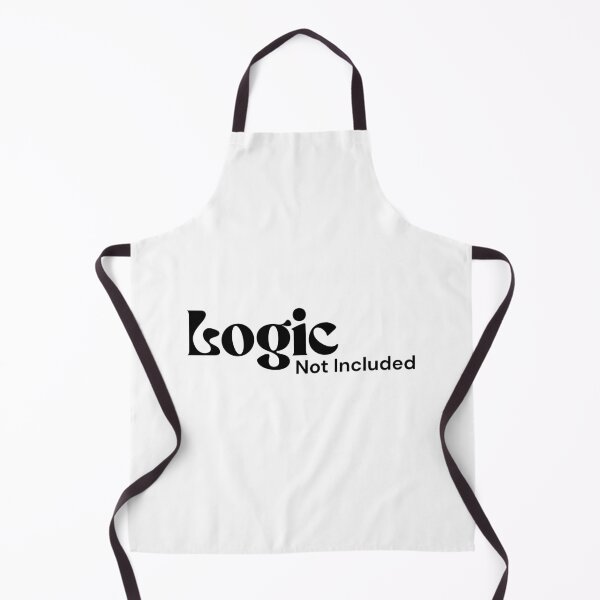 Item preview, Logic Not Included – Minimalist Text Design | Dark Humor Quote | RETL Style designed and sold by RETL.