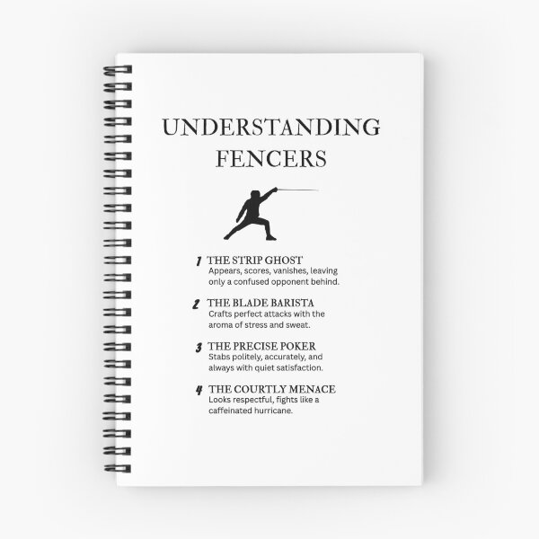 Item preview, Competitive Fencer Humor – Witty Sports Design designed and sold by PsyFlow35.