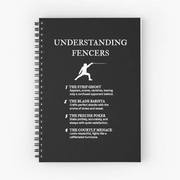 Item preview, Competitive Fencer Humor – Witty Sports Design – Black designed and sold by PsyFlow35.