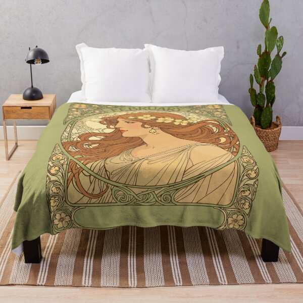 Item preview, Primrose Flowers Art Nouveau Style February Birthday designed and sold by taiche.