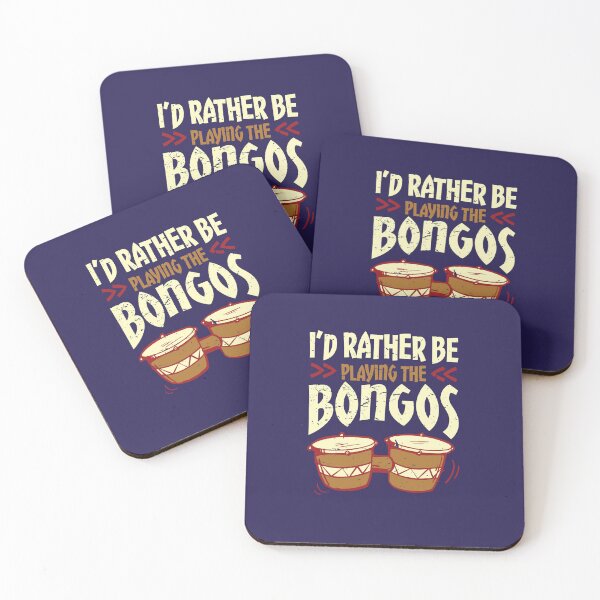 Item preview, Bongo Drum Gifts I'd Rather Be Playing Bongos designed and sold by jaygo.