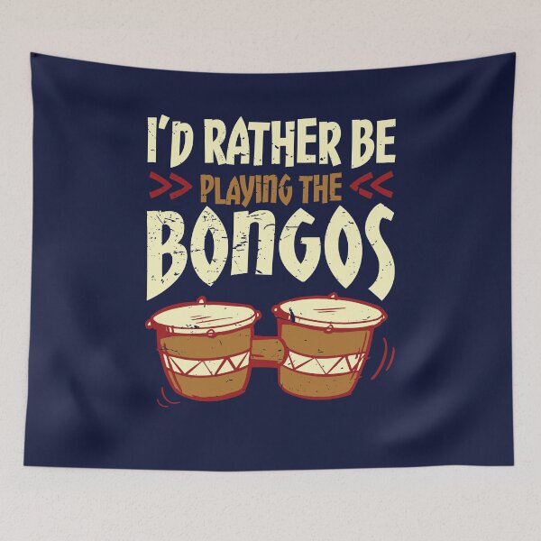 Item preview, Bongo Drum Gifts I'd Rather Be Playing Bongos designed and sold by jaygo.