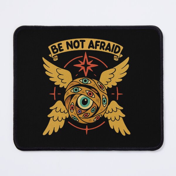 Item preview, Be Not Afraid — Vintage Retro Seraphim Ezekiel Wheel | Christian Art designed and sold by Blood Washed Apparel.