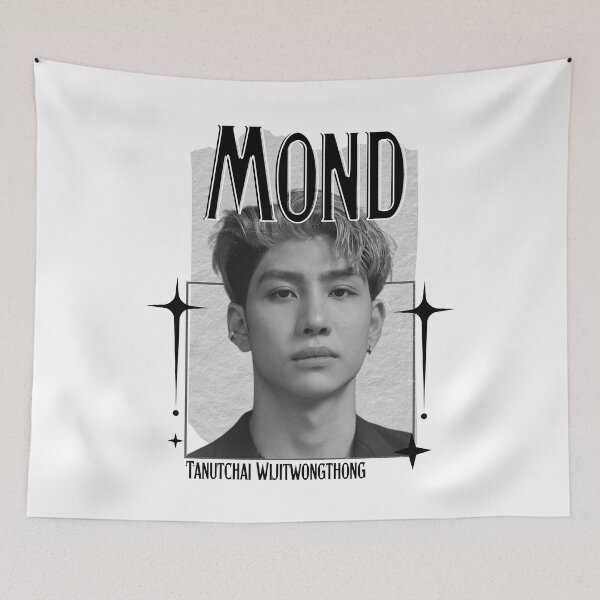 Item preview, Mond (Tanutchai Wijitwongthong) Thailand Actor  Thai drama Entertainment Scrapbook Collage Cozy Y2K Vintage Design designed and sold by HELL0WBELLO.