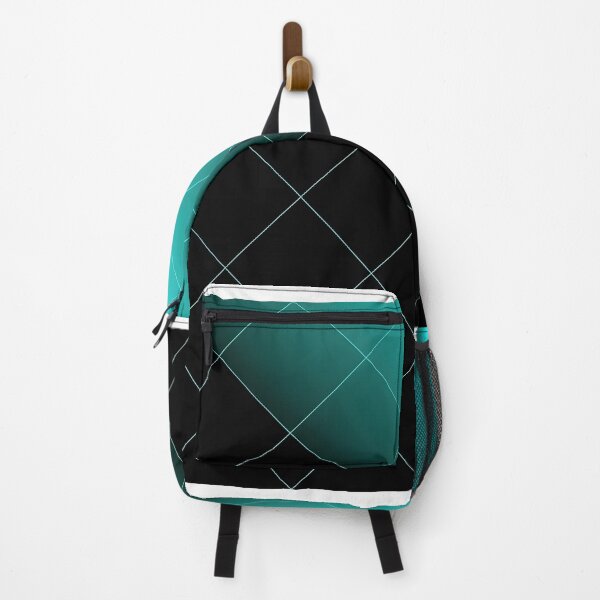 Item preview, Immersive Data Network Grid Abstract Art | Dynamic Neon Cyan and Deep Black Background designed and sold by Badis  Mardessi.
