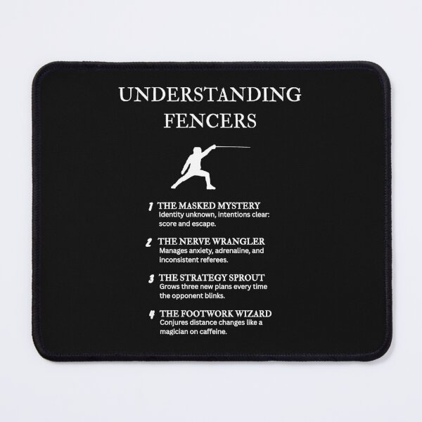 Item preview, Fencing Team Shirt – Funny Fencer Job Definitions – Black designed and sold by PsyFlow35.
