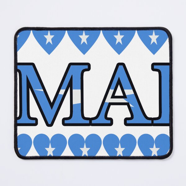 Item preview, Somalia Flag Letters And Hearts designed and sold by TheIconSmith.