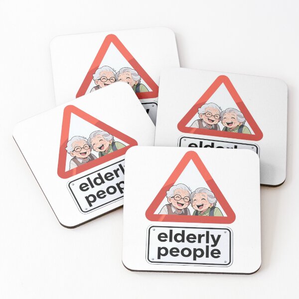 Item preview, happy elderly people designed and sold by Talpha.