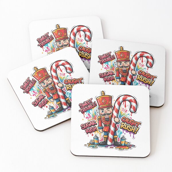 Item preview, Sugar Rush Nutcracker: Sweet Trouble Christmas Art designed and sold by MiszungART.