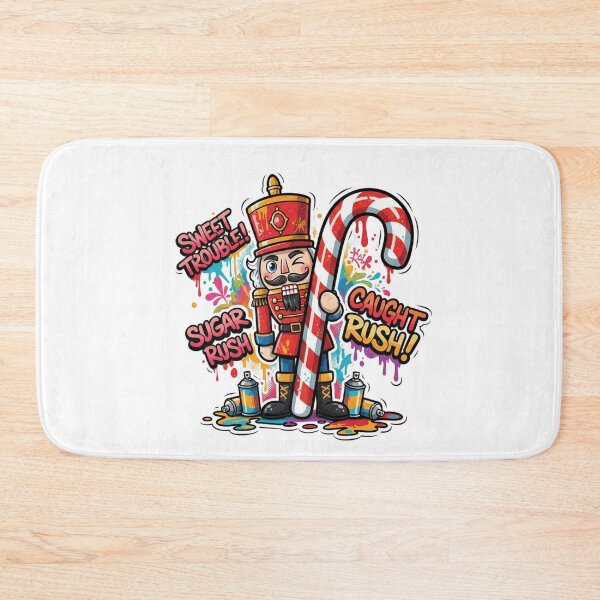 Item preview, Sugar Rush Nutcracker: Sweet Trouble Christmas Art designed and sold by MiszungART.