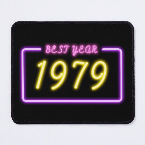 Item preview, BEST YEAR 1979 Neon Retro Design designed and sold by ArchersBoutique.
