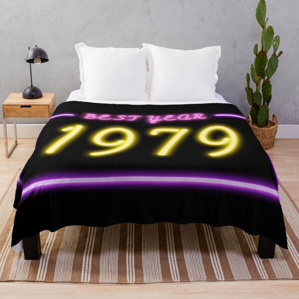 Item preview, BEST YEAR 1979 Neon Retro Design designed and sold by ArchersBoutique.