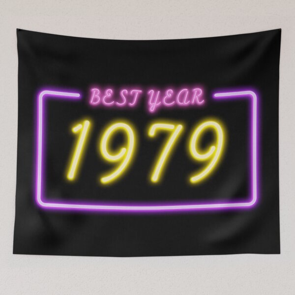 Item preview, BEST YEAR 1979 Neon Retro Design designed and sold by ArchersBoutique.