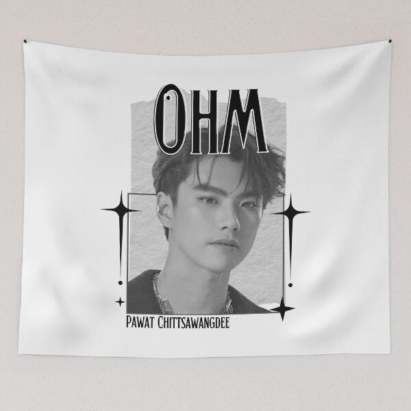 Item preview, Ohm (Pawat Chittsawangdee) Thailand Actor  Thai drama Entertainment Scrapbook Collage Cozy Y2K Vintage Design designed and sold by HELL0WBELLO.