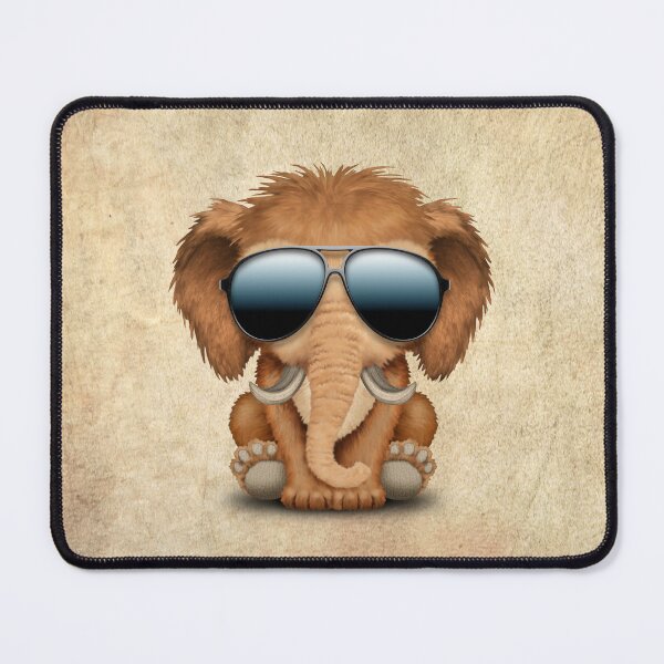 Item preview, Cool Baby Mammoth Wearing Sunglasses designed and sold by JeffBartels.