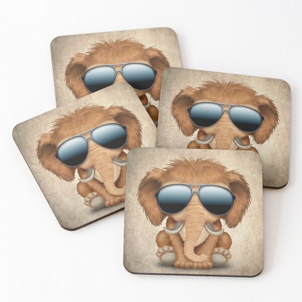 Item preview, Cool Baby Mammoth Wearing Sunglasses designed and sold by JeffBartels.