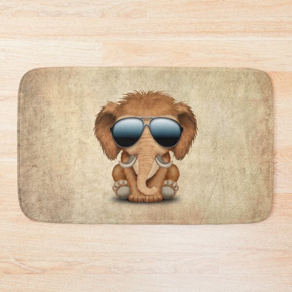 Item preview, Cool Baby Mammoth Wearing Sunglasses designed and sold by JeffBartels.