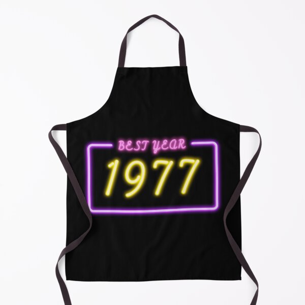 Item preview, BEST YEAR 1977 Neon Retro Design designed and sold by ArchersBoutique.