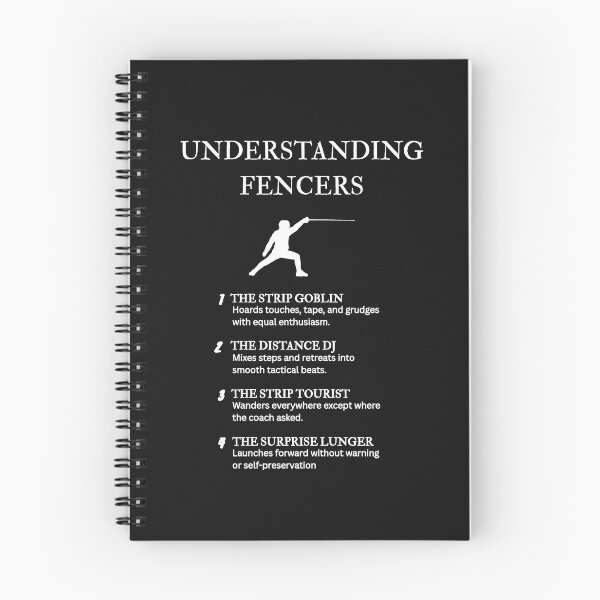 Item preview, Fencing Athlete Gift – Hilariously Accurate Fencer Quotes – Black designed and sold by PsyFlow35.