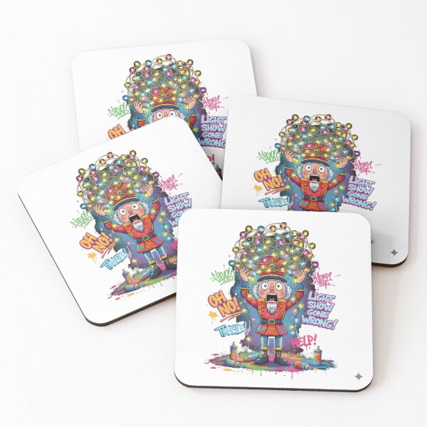 Item preview, Holiday Chaos: Nutcracker’s Lights Gone Wrong Christmas Design designed and sold by MiszungART.