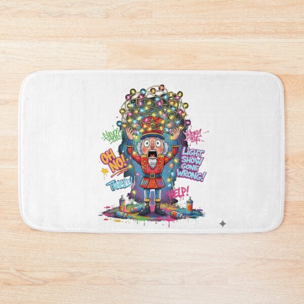 Item preview, Holiday Chaos: Nutcracker’s Lights Gone Wrong Christmas Design designed and sold by MiszungART.