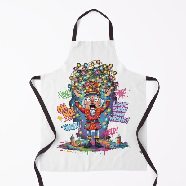 Item preview, Holiday Chaos: Nutcracker’s Lights Gone Wrong Christmas Design designed and sold by MiszungART.