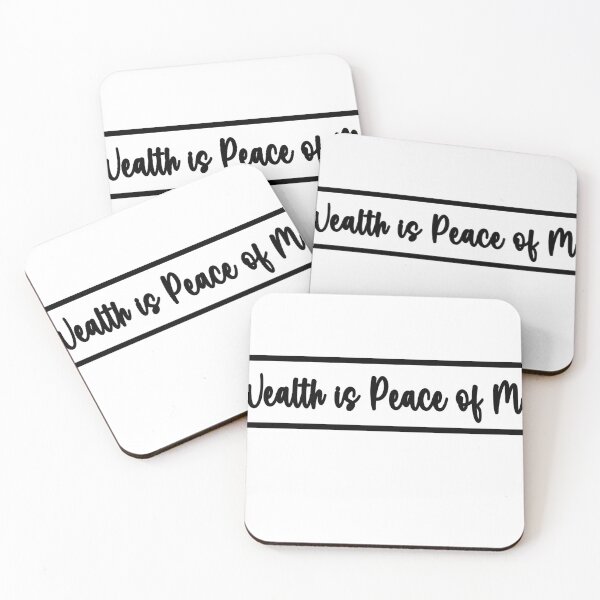 Item preview, true wealth is peace of mind designed and sold by ocd_Jessica.