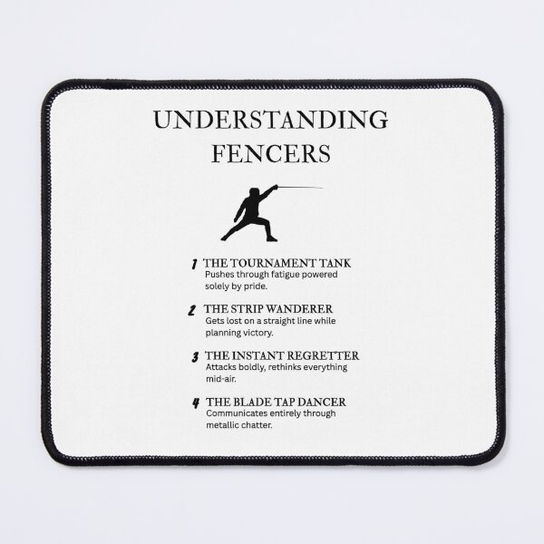 Item preview, Fencing Humor Apparel – Witty Insight for Sword Athletes designed and sold by PsyFlow35.